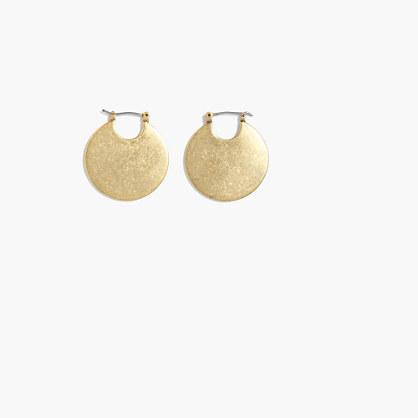 J.Crew Round disk earrings