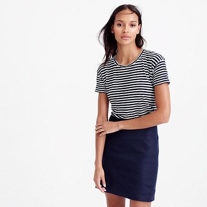 J.Crew Relaxed linen T-shirt in stripe