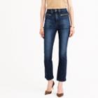 J.Crew Point Sur Cybil demi-boot crop jean in Allaqua wash