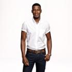 J.Crew Secret Wash short-sleeve shirt in white