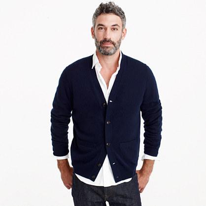 J.Crew Everyday cashmere cardigan in deep navy