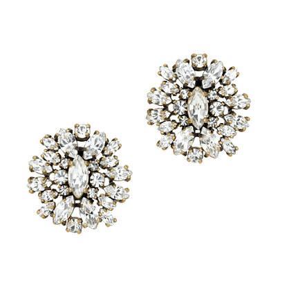 J.Crew Crystal shimmer earrings