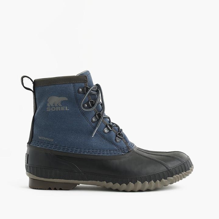J.Crew Sorel Cheyanne short canvas boots