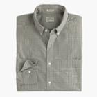 J.Crew Secret Wash shirt in frosty olive gingham