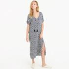 J.Crew Caftan in abstract heart print