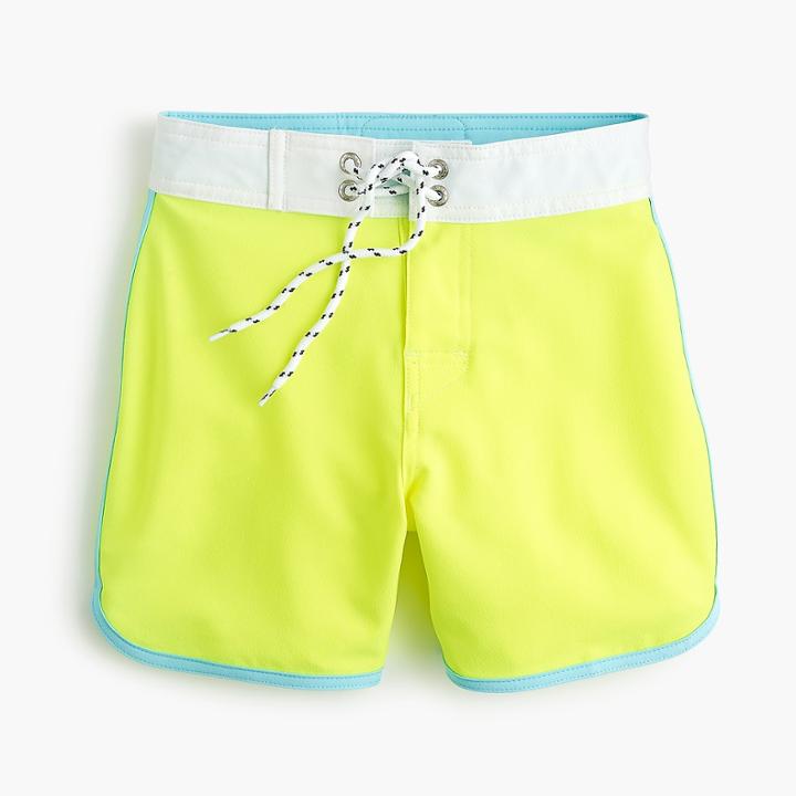 J.Crew Boys' Greenlines Glide board short