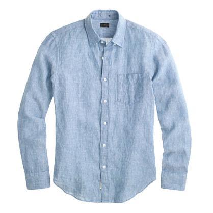 J.Crew D&eacute;lav&eacute; Irish linen shirt
