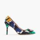 J.Crew Collection Elsie jeweled pumps in abstract print