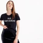 J.Crew Rue Saint-Honor&eacute; graphic T-shirt