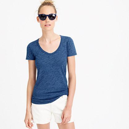 J.Crew Indigo vintage cotton scoopneck T-shirt