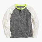 J.Crew Boys' baseball henley shirt