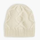 J.Crew Cable hat in Italian wool-blend
