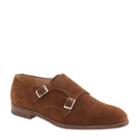J.Crew Alfred Sargent&trade; for J.Crew double monk strap shoes in suede