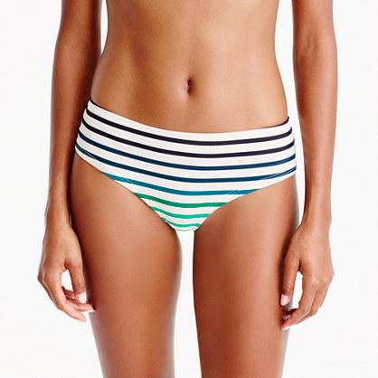 J.Crew Seamed bikini boy short in ombré stripe