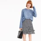 J.Crew Ruffle skirt in dot