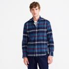 J.Crew Brushed heather elbow-patch shirt in bold plaid