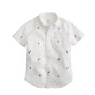 J.Crew Boys' vintage oxford shirt in embroidered sailboats