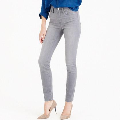 J.Crew Petite lookout high-rise jean in medium grey