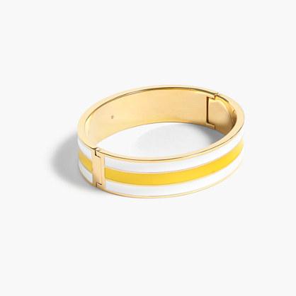 J.Crew Rugby-stripe clamp bracelet