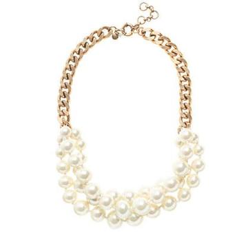 J.Crew Twisted pearl necklace