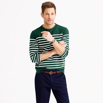 J.Crew Arpenteur&trade; Brehat T-shirt in nautical engineered stripe