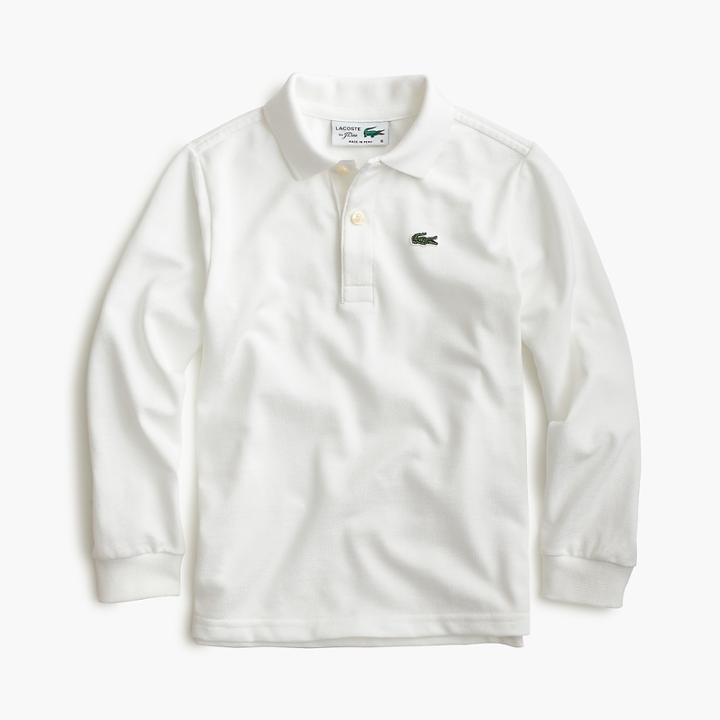 J.Crew Kids' Lacoste for J.Crew long-sleeve polo shirt