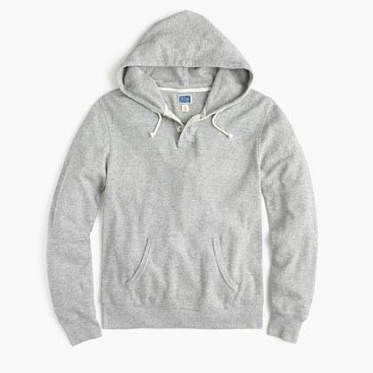 J.Crew Thermal henley hoodie