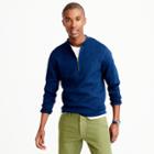 J.Crew Half-zip indigo sweater