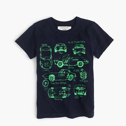J.Crew Boys' glow-in-the-dark car blueprint T-shirt