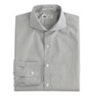 J.Crew Thomas Mason&reg; for J.Crew Ludlow cutaway-collar shirt in grey stripe