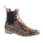 J.Crew Chelsea leopard rain boots