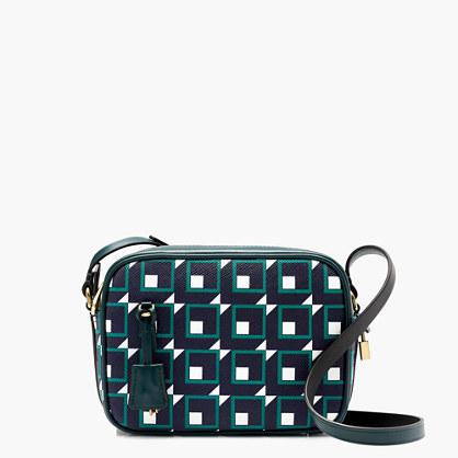 J.Crew Signet bag in shadowbox print
