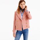 J.Crew Double-breasted coat in double-cloth wool
