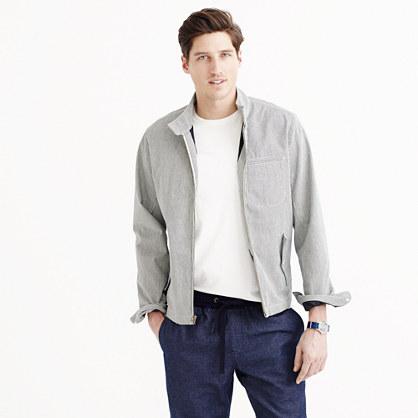 J.Crew Engineer-striped Harrington jacket