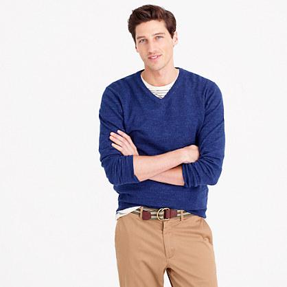 J.Crew Rugged cotton V-neck sweater