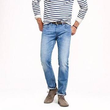 J.Crew 484 jean in light indigo wash