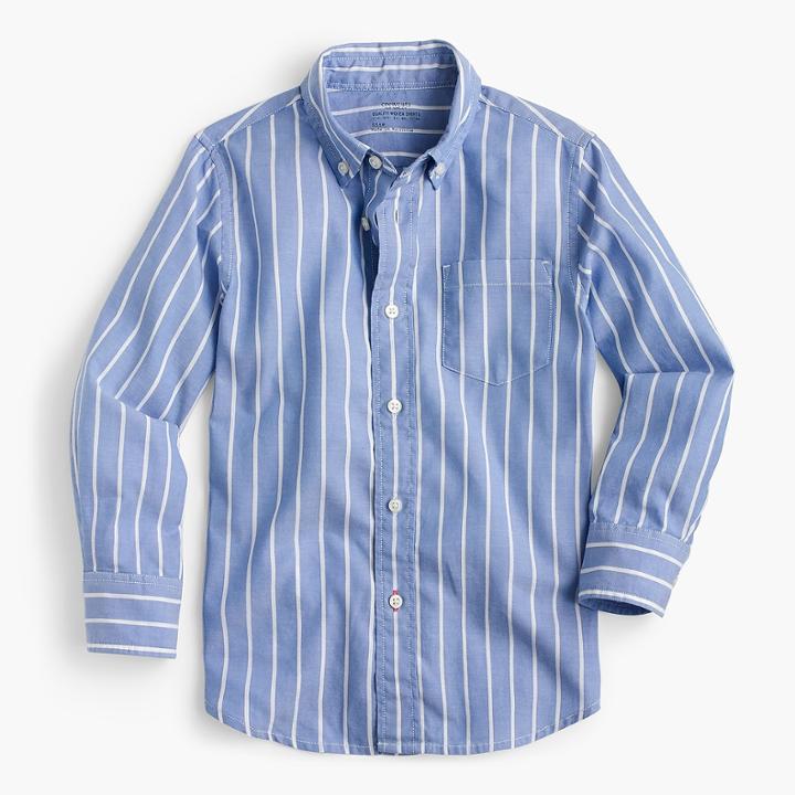 J.Crew Kids' oxford shirt in classic stripe