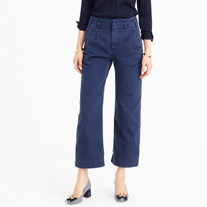 J.Crew Wide-leg chino pant