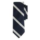 J.Crew English silk tie in diagonal stripe