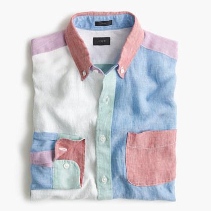 J.Crew Linen cocktail shirt