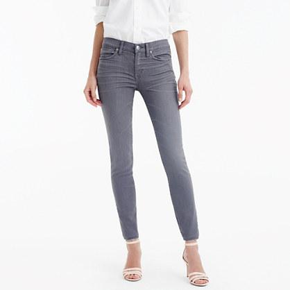 J.Crew Tall 8 toothpick jean in grey