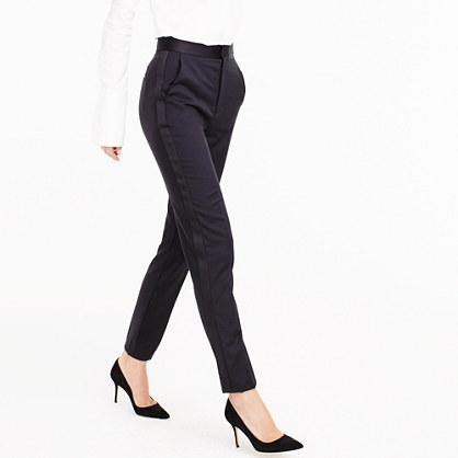 J.Crew Collection tuxedo pant in Italian wool