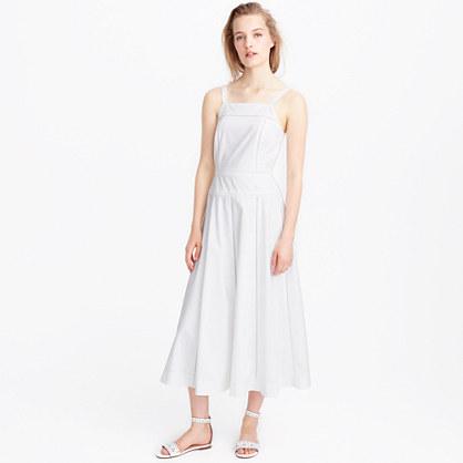 J.Crew Collection poplin pinafore dress