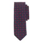 J.Crew Extra-long silk tie in racing red foulard
