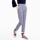 J.Crew Cigarette pant in puckered gingham
