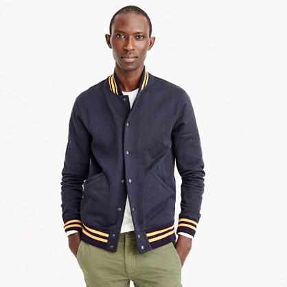 J.Crew Wallace & Barnes cotton varsity jacket
