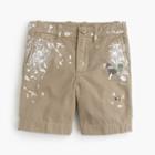 J.Crew Boys' limited-edition paint splattered Stanton shorts