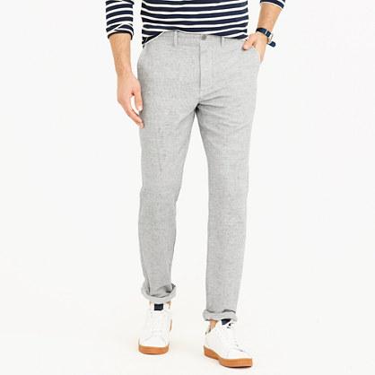 J.Crew Cotton-linen chino pant in 1040 athletic fit