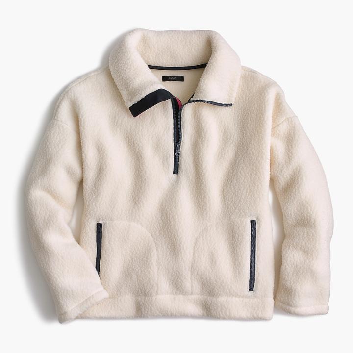 J.Crew Half-zip sweatshirt in Polartec fleece