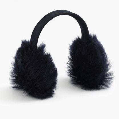 J.Crew Toscana shearling earmuffs